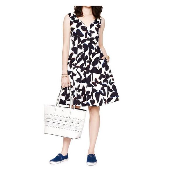 KATE SPADE Butterfly A-Line Cocktail Dress‎ Sz4 - Picture 1 of 6